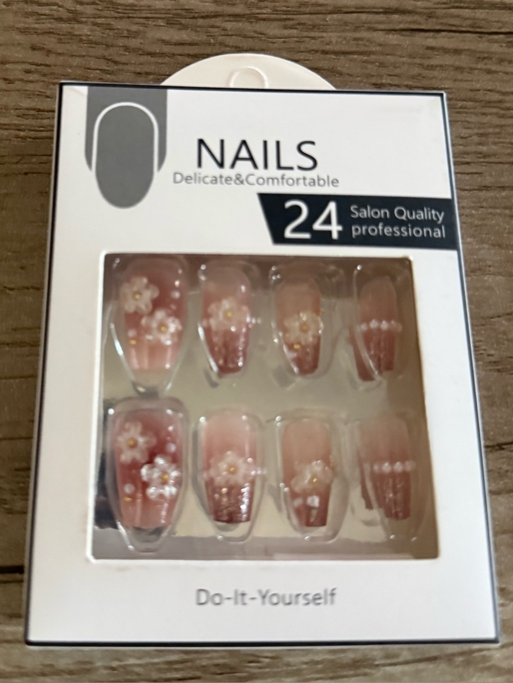 Floral Press On Nails